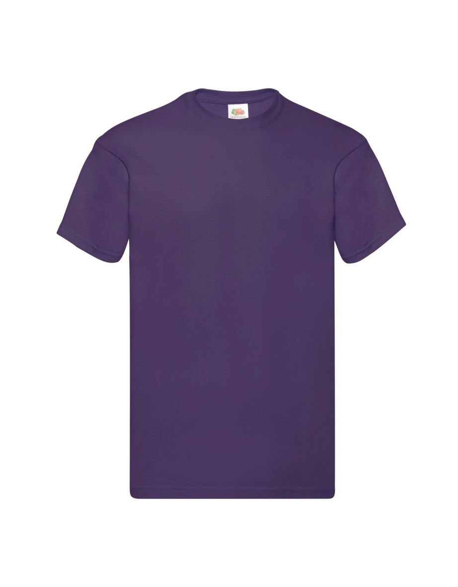 Fruit of the Loom Mens Original T-Shirt - Purple