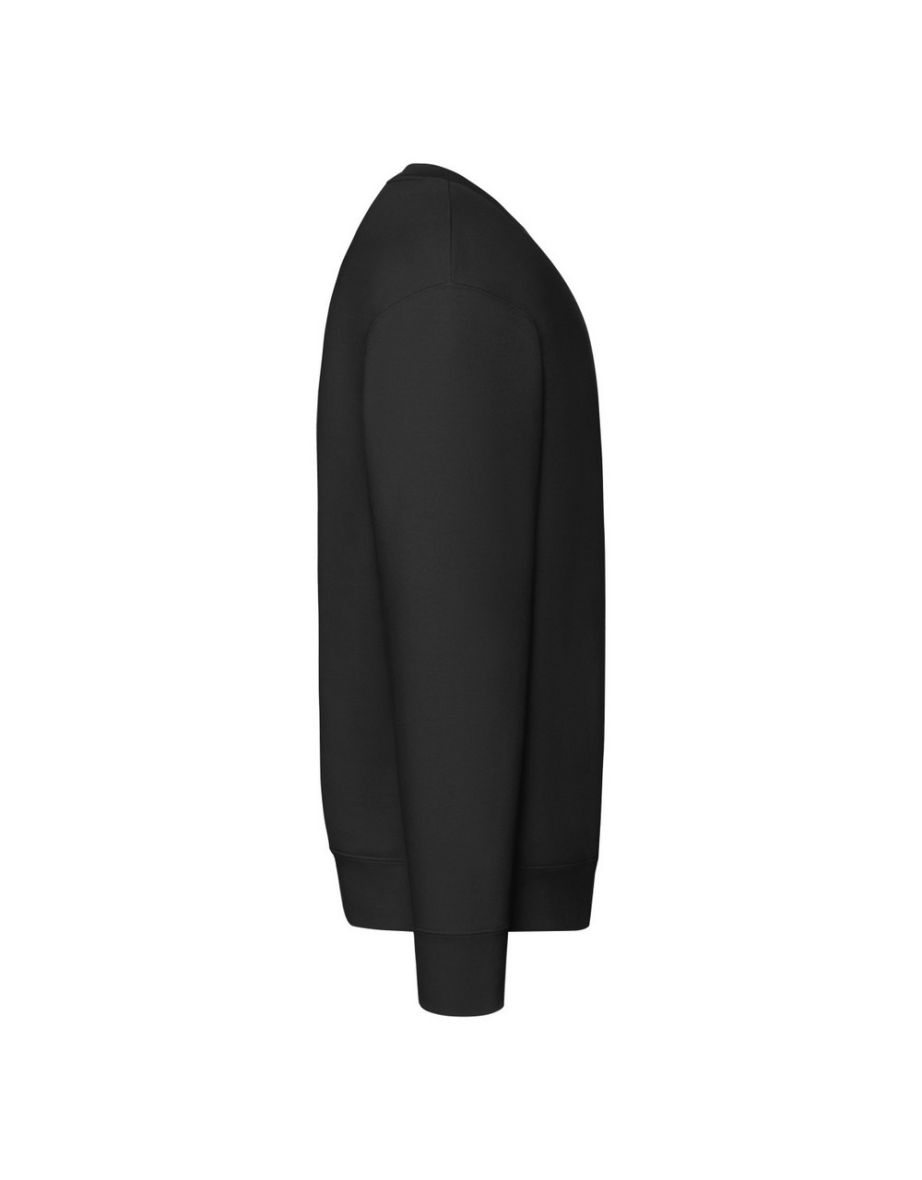 Fruit of the Loom Mens Premium Set-in Sweatshirt - Black - 2