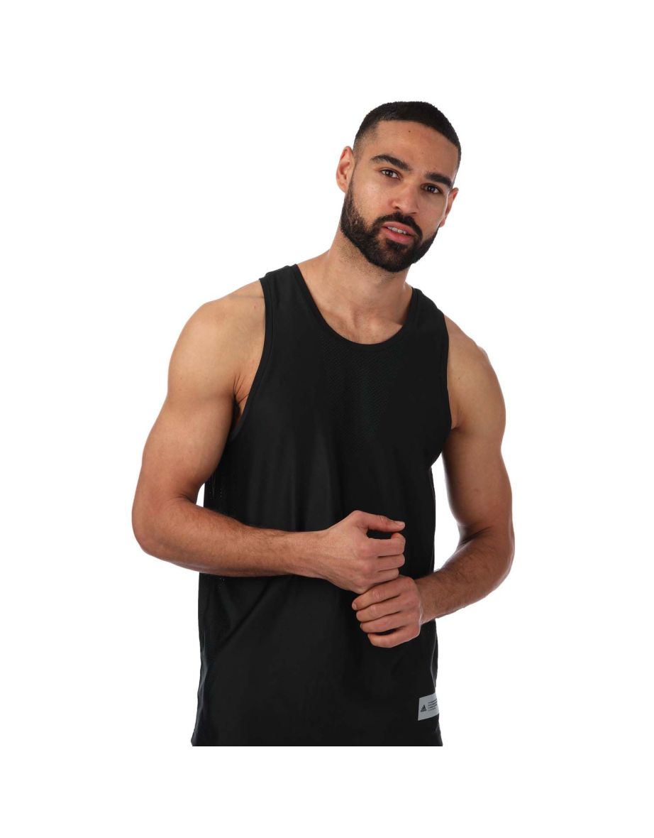 Men's adidas Train to Peak HIIT Training Tank Top in Black