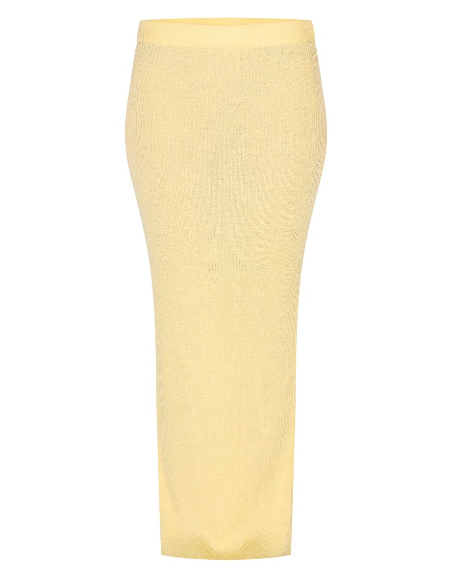 Lemon Filagree Maxi Skirt - 4