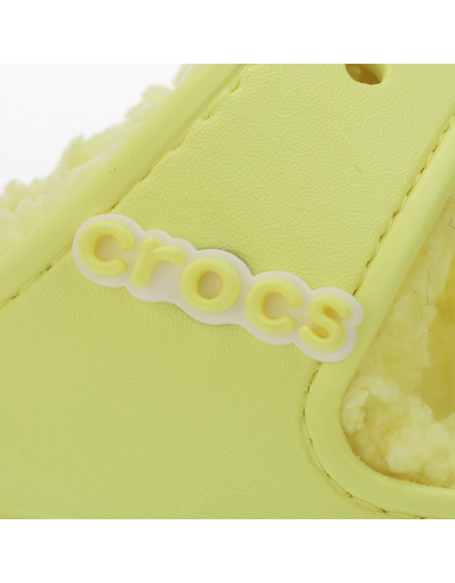 Women's Crocs Adults Classic Cozzzy  Sandal in Yellow - 5