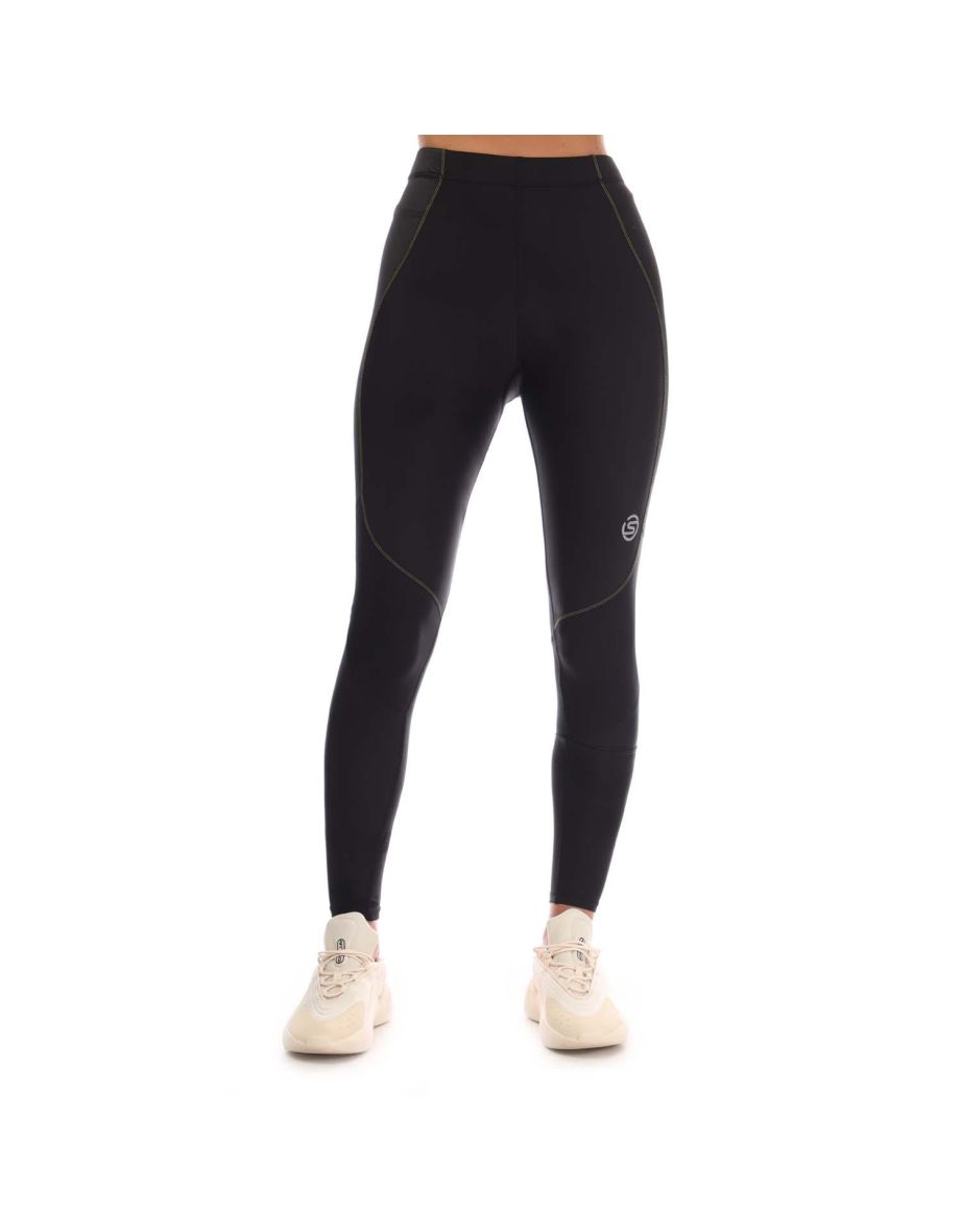 Women's Skins Series-3 Active Long Tights in Black