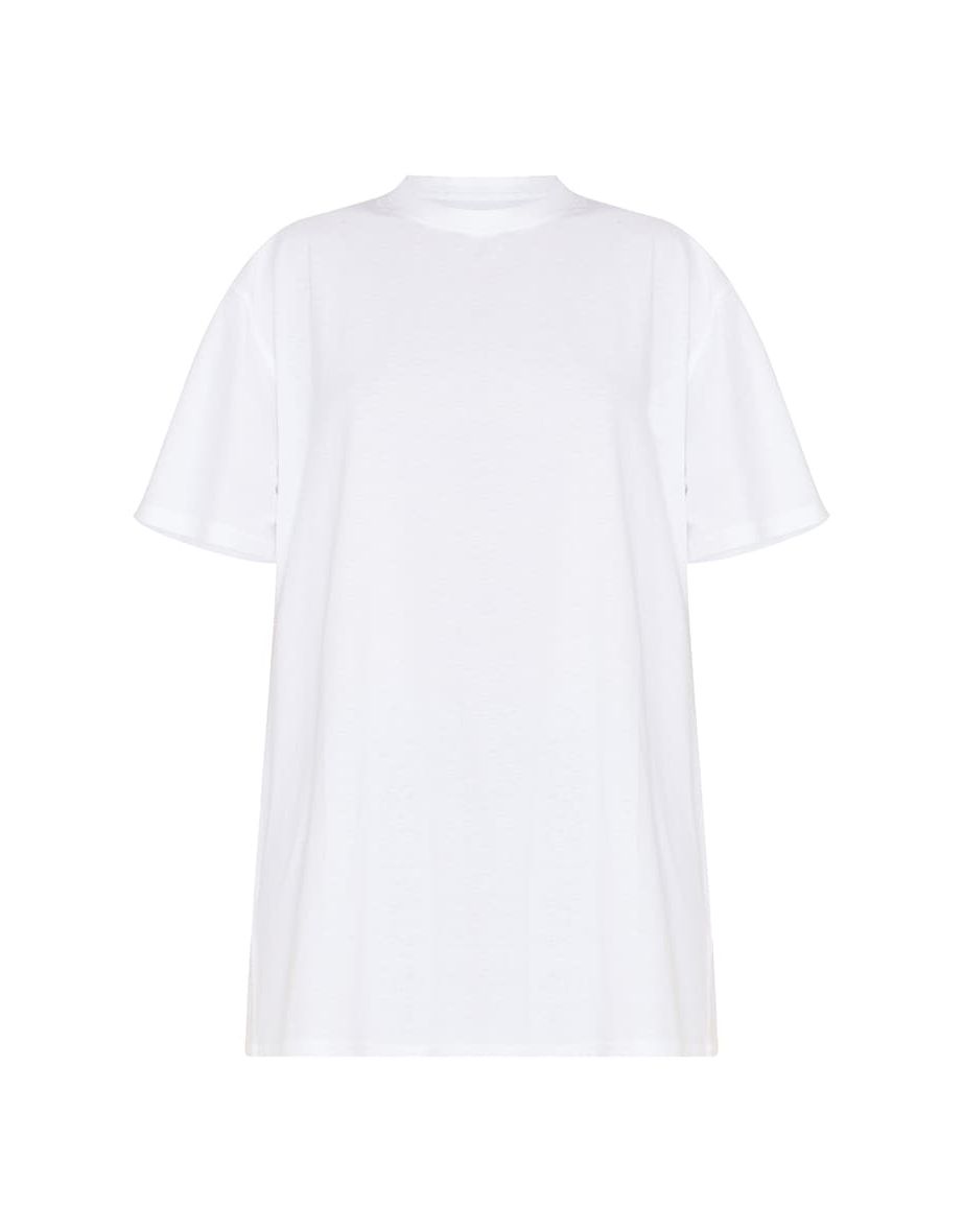 Organic White Oversized T-Shirt - 4