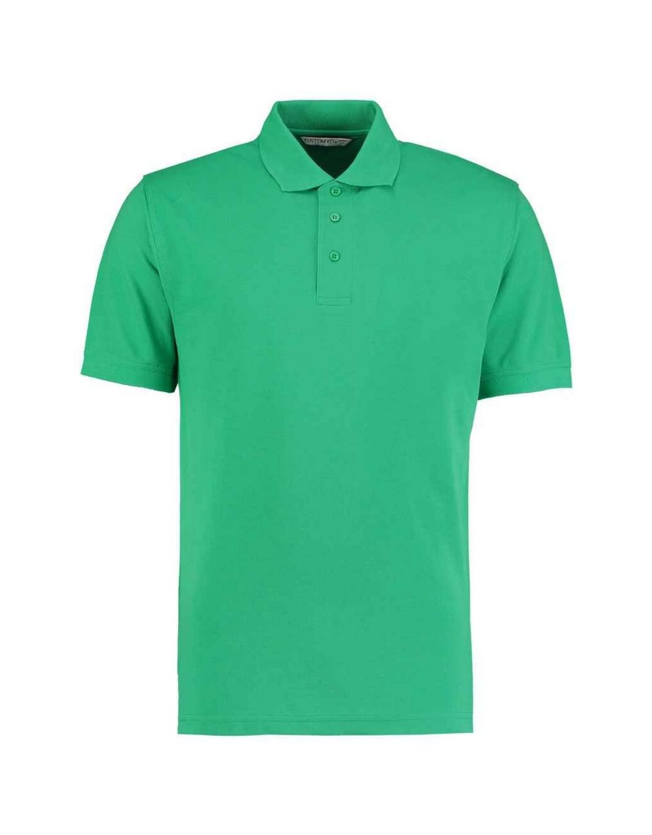 Kustom Kit Mens Klassic Piqué Polo Shirt - Kelly Green