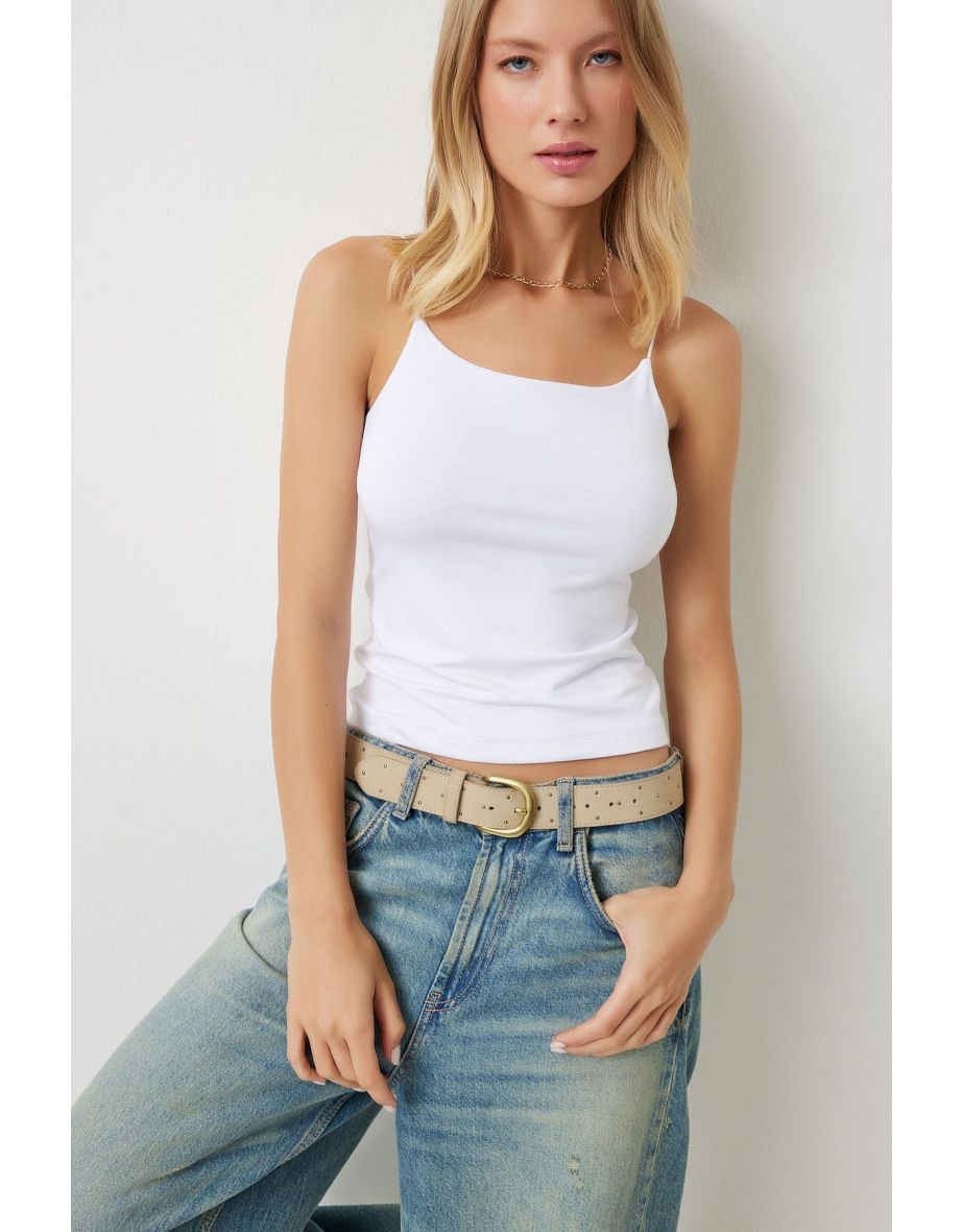 Blouse - White - Slim fit