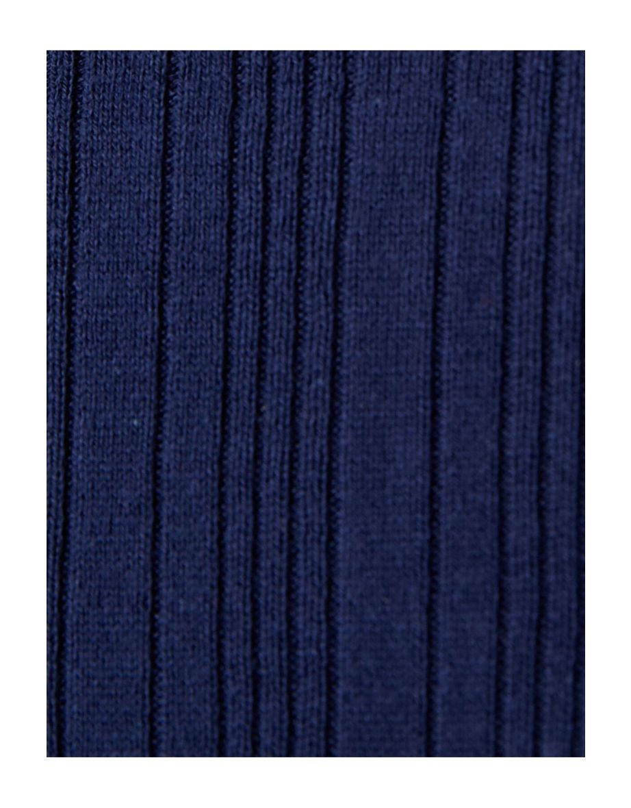Slim Fit Sweater Knitwear Textured Collar Detailed Long Sleeve - 5