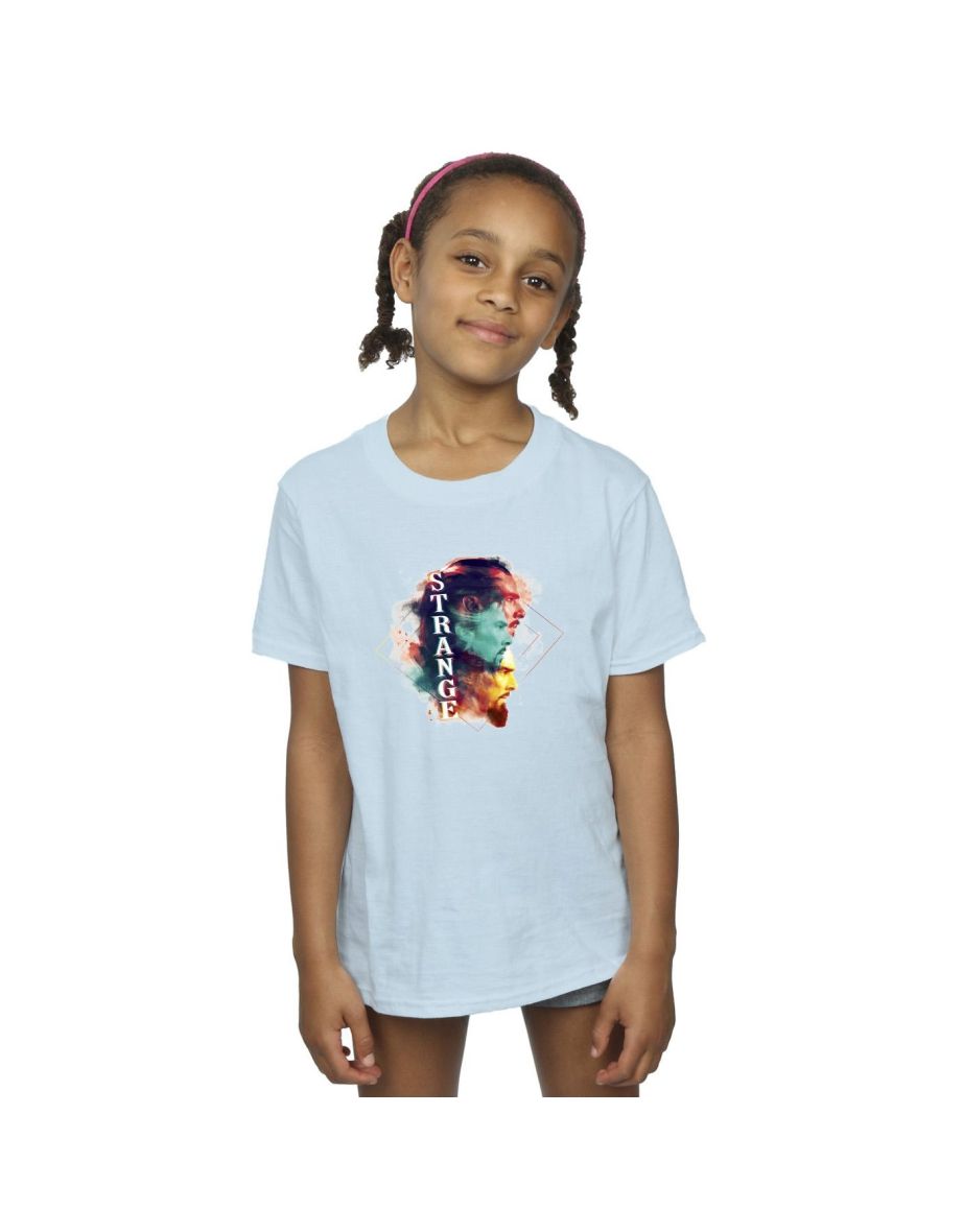 Marvel Girls Doctor Strange Cloud Cotton T-Shirt - Baby Blue