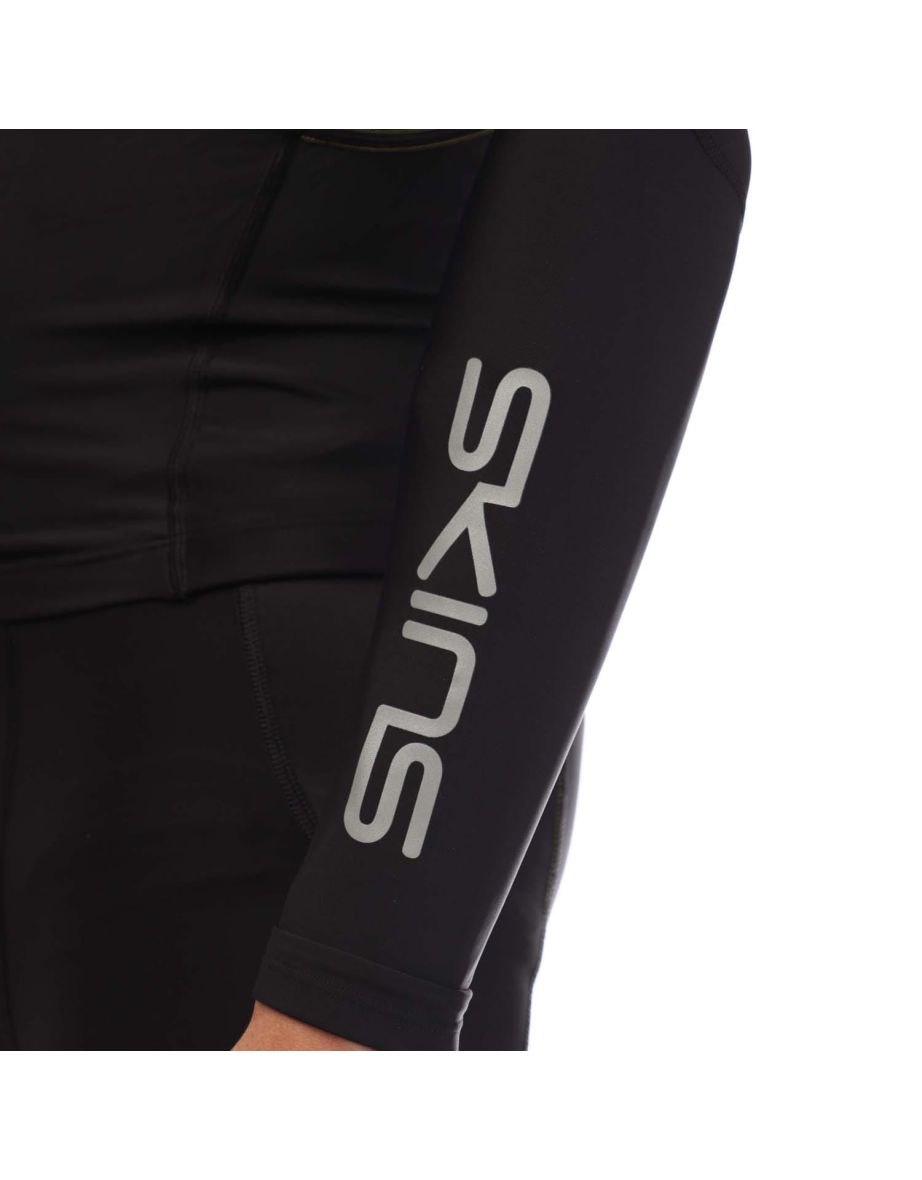 Men's Skins Series-3 Long Sleeve Top in Black - 3
