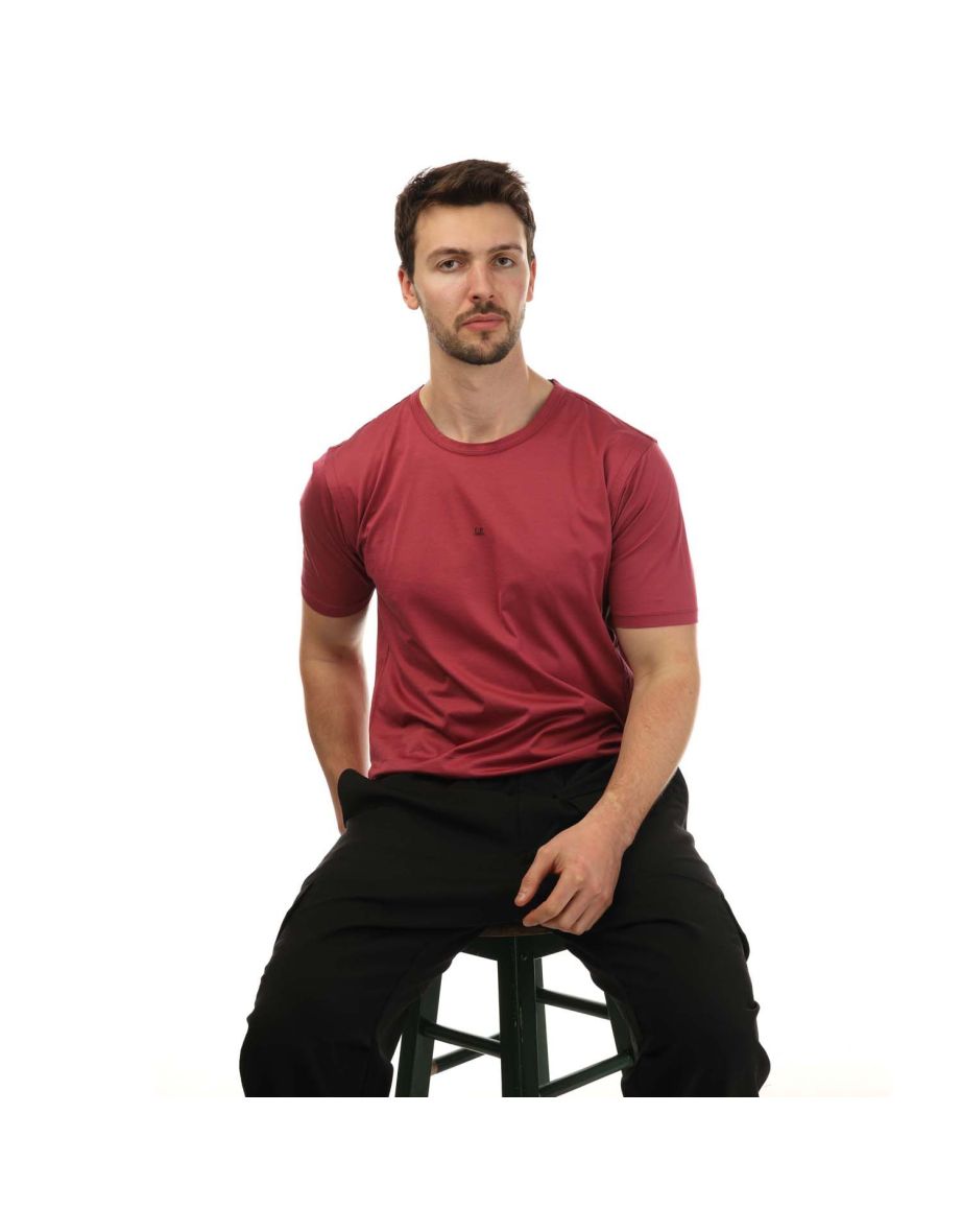 Men's C.P. Company Jersey No Gravity T-Shirt in Pink - 3