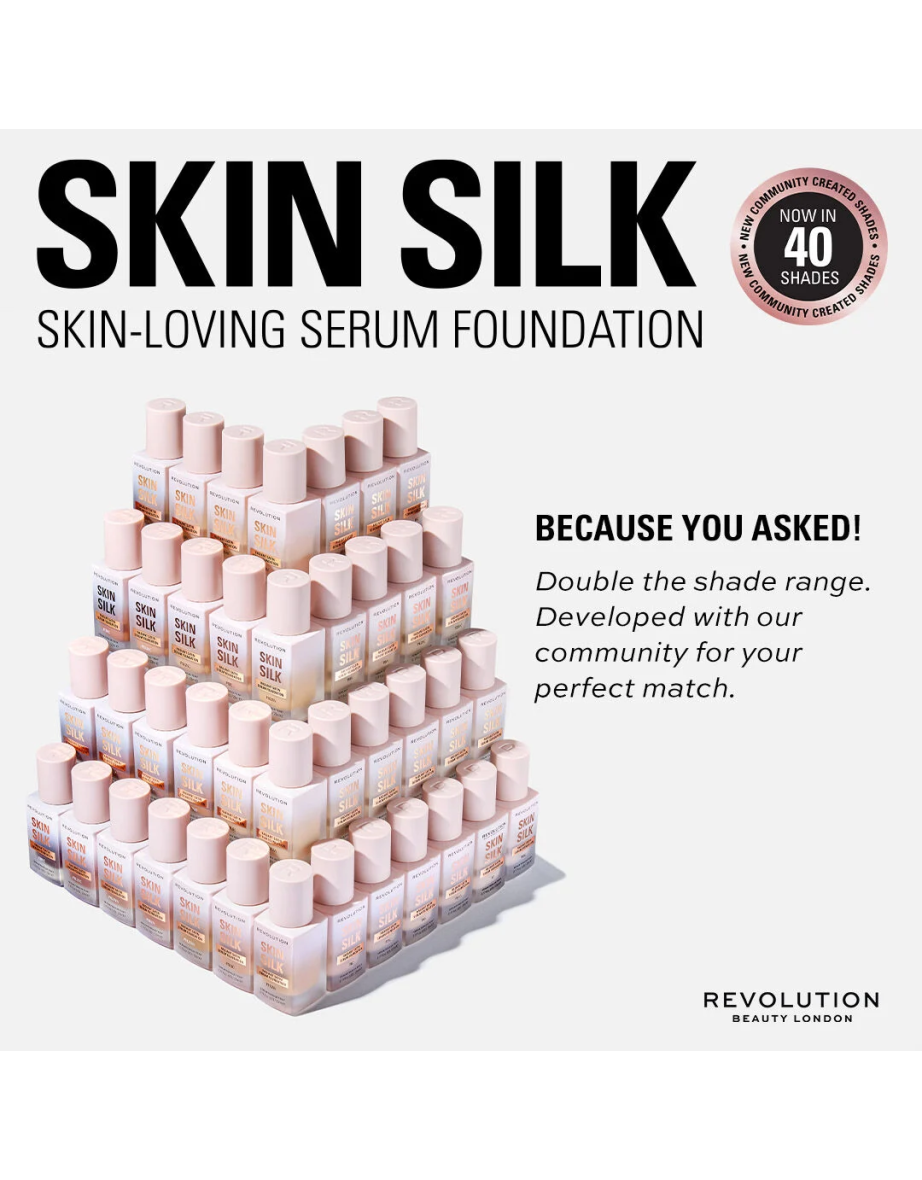Revolution Skin Silk Serum Foundation c - 7