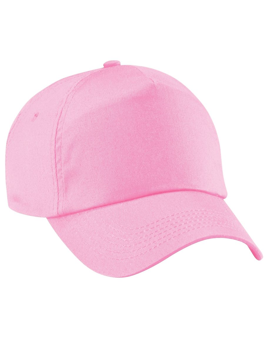Beechfield Unisex Plain Original 5 Panel Baseball Cap - Classic Pink