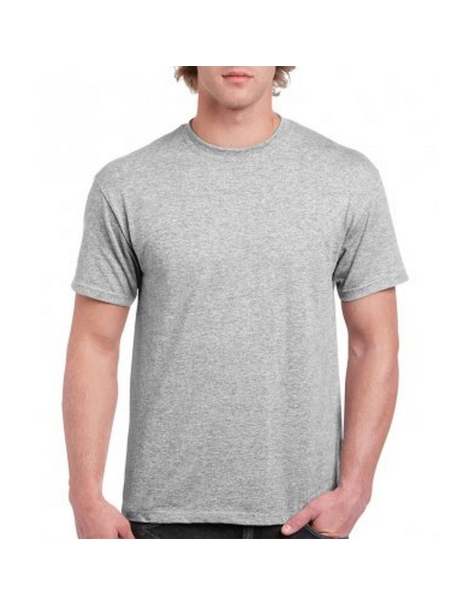 Gildan Mens Hammer Heavyweight T-Shirt - Sport Grey - 1
