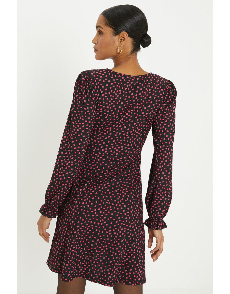 Pink Spot Mini Dress - 2