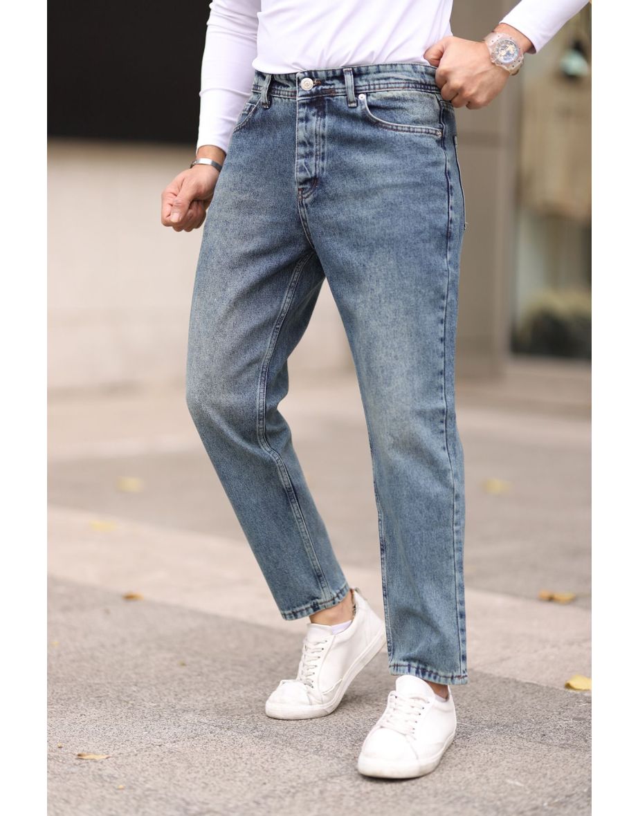 Medium Blue Boyfriend Jeans