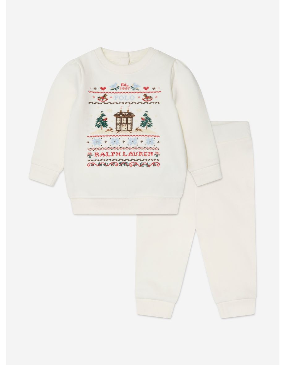 Baby girl hotsell ralph lauren tracksuit