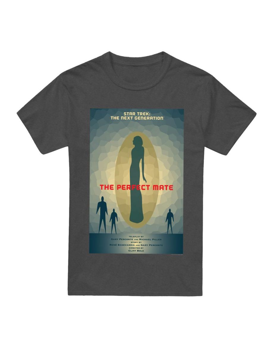Star Trek Unisex Adult The Next Generation Season 5 Episode 21 T-Shirt - Charcoal