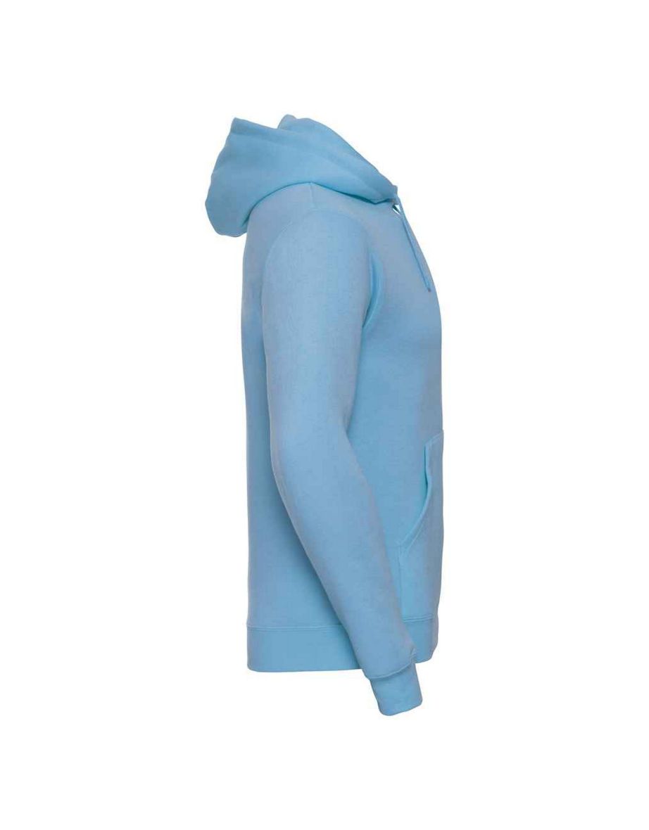 Russell Mens Plain Hoodie - Sky Blue - 2