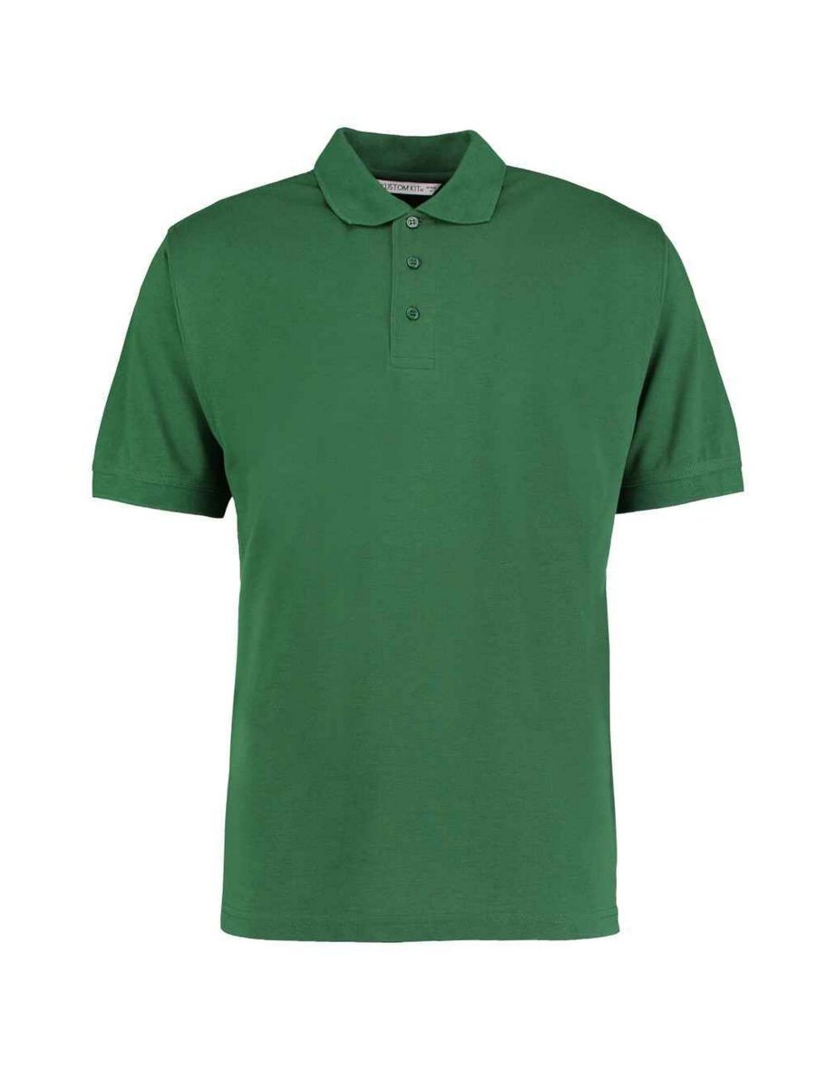 Kustom Kit Mens Klassic Piqué Polo Shirt - Bottle Green