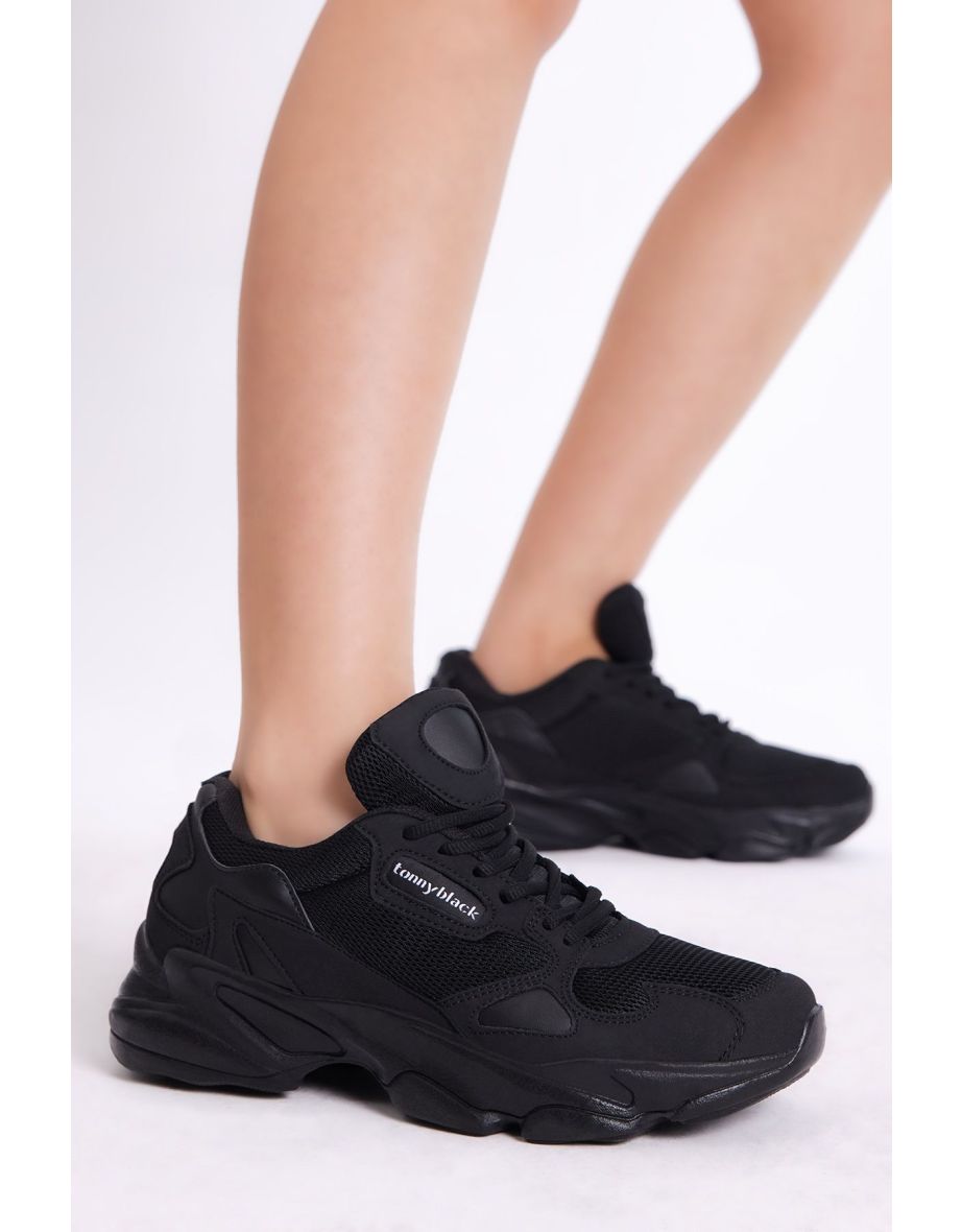 Unisex Black Black Sneakers Zhr