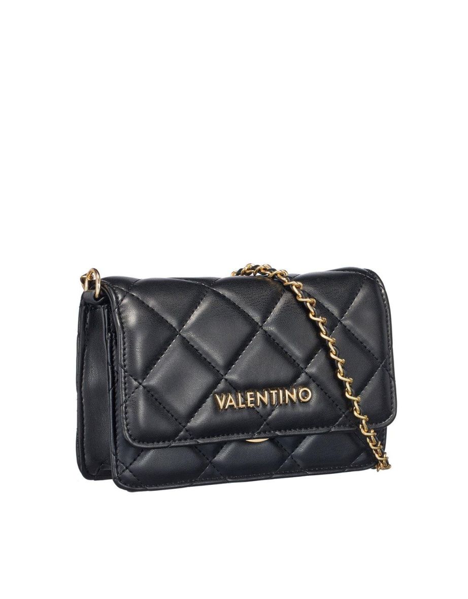 Ocarina Quilt Crossbody Flap Bag Black - 3