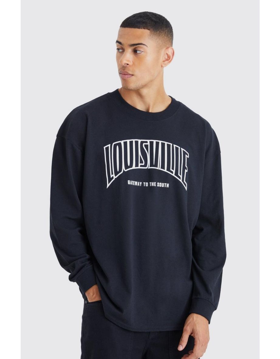 Louisville Printed Oversized Sweater