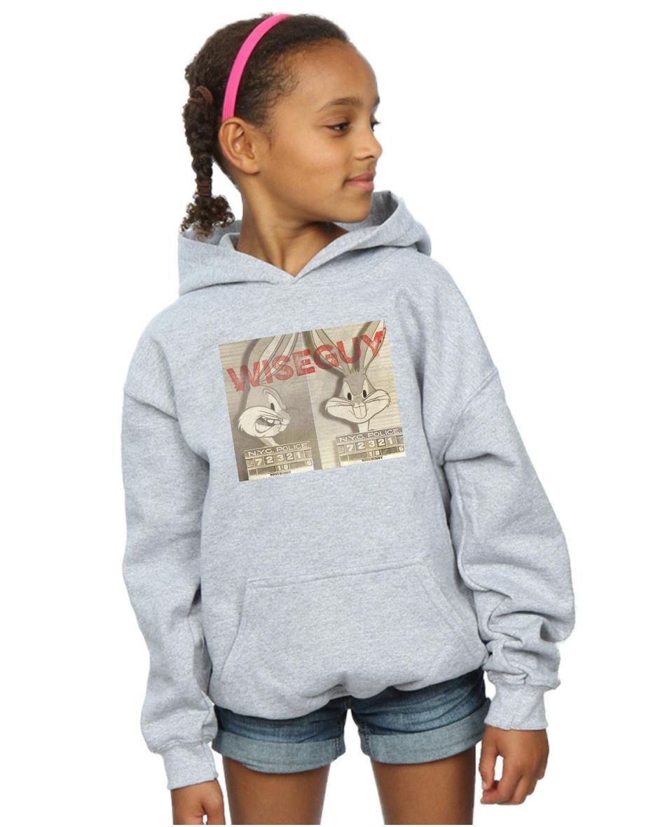 Looney Tunes Girls Wise Guy Hoodie - Sports Grey