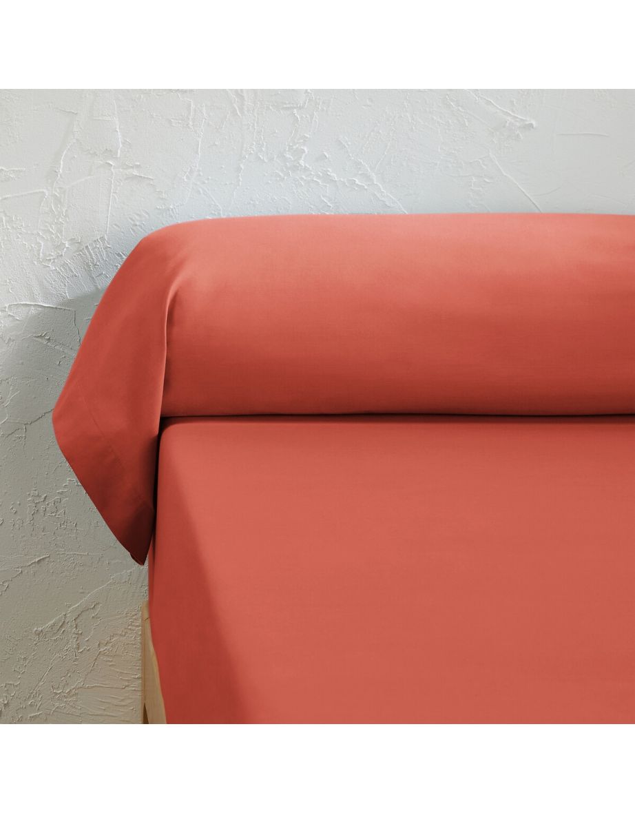 Scenario Plain 100% Organic Cotton Percale 200 Thread Count Bolster Pillowcase