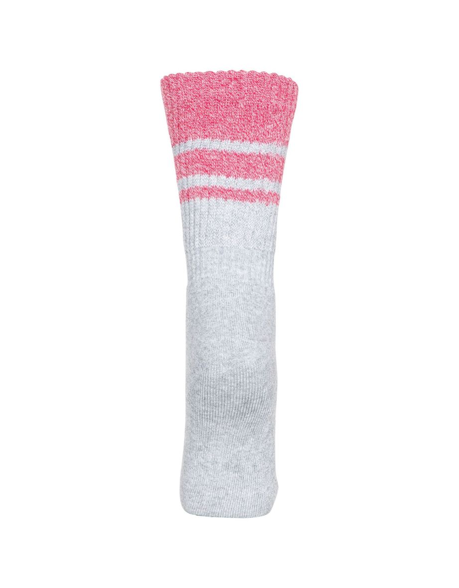 Trespass Womens/Ladies Hadley Hiking Boot Socks (2 Pairs) - Marine Marl/Raspberry Marl - 2