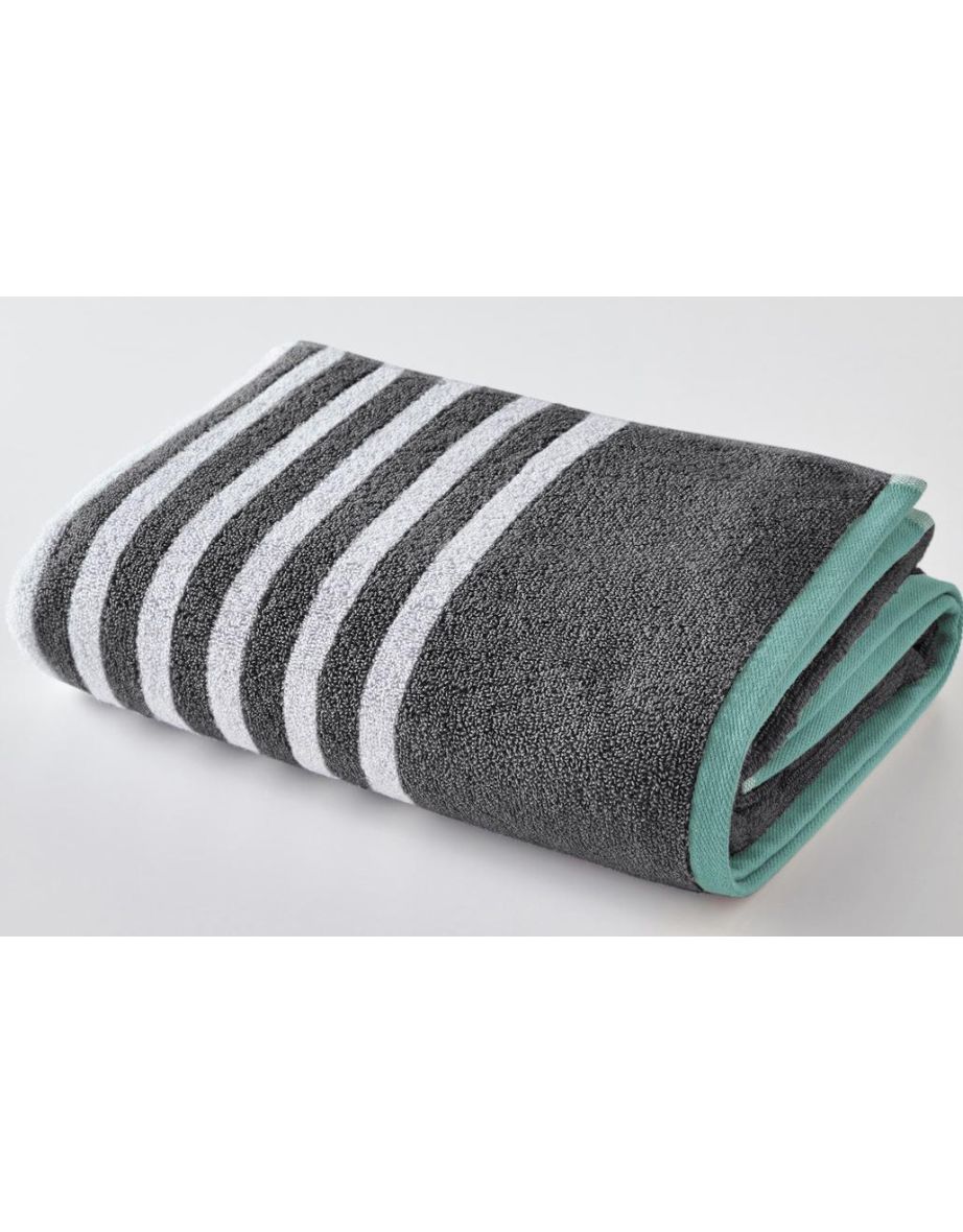 Scenario Striped Terry Cotton Bath Towel