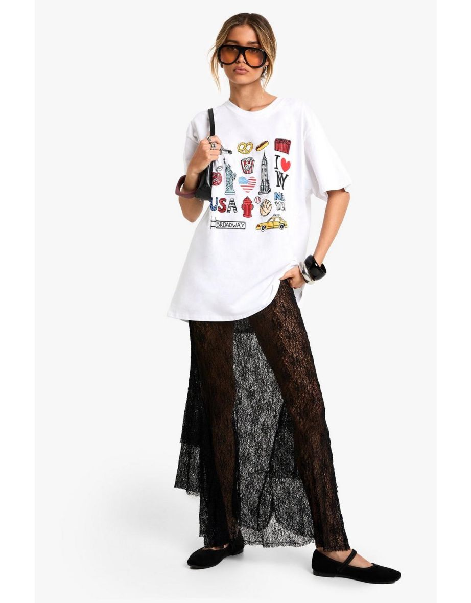 NYC Collage Oversized T-shirt