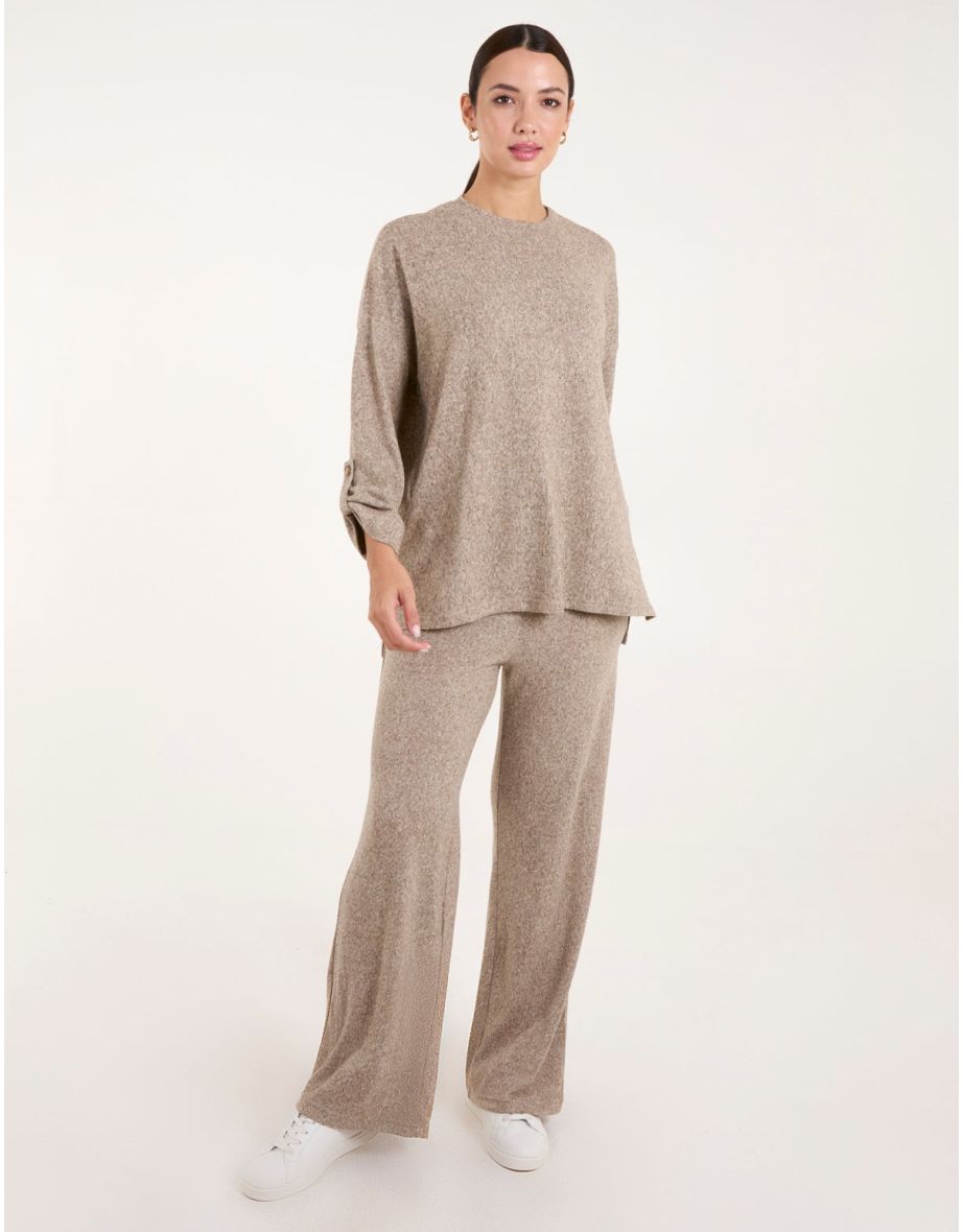 Oversized Wide Leg Loungewear Set