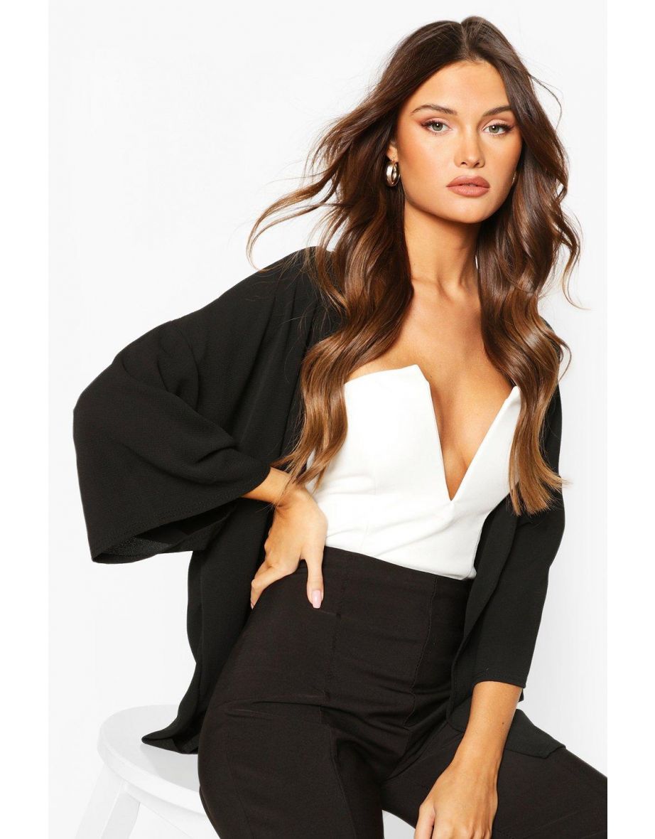 Chiffon Kimono  - camel - 3
