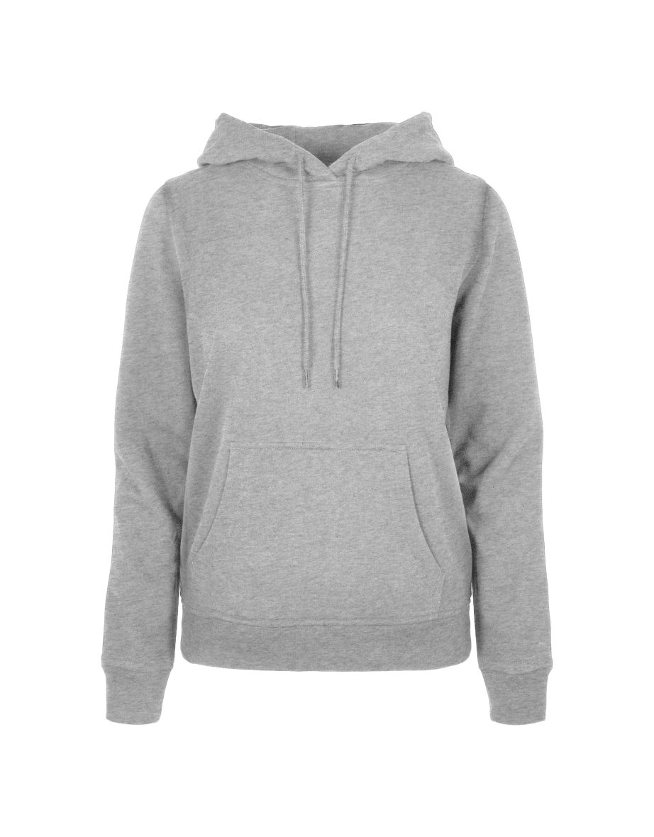 Womens/Ladies Basic Hoodie - Heather Grey