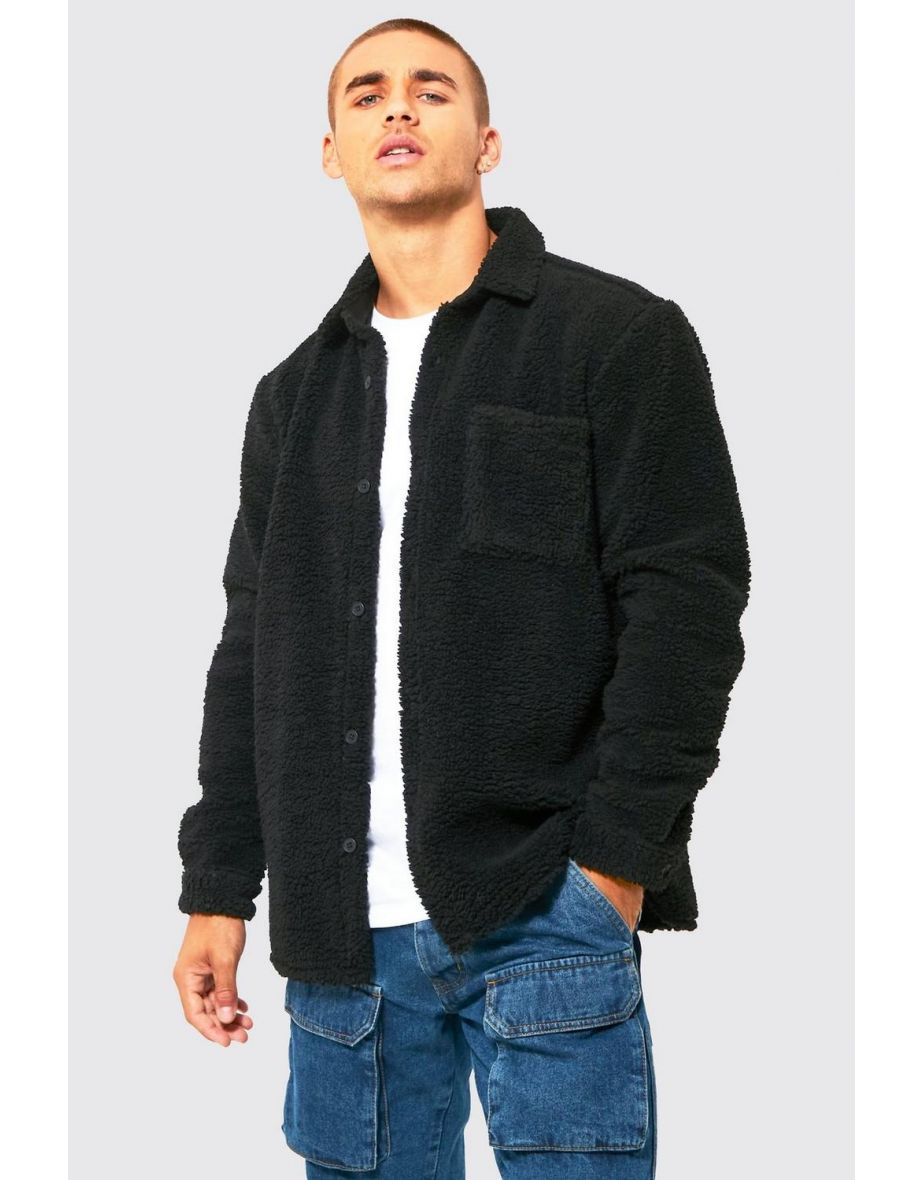 Borg Overshirt - black