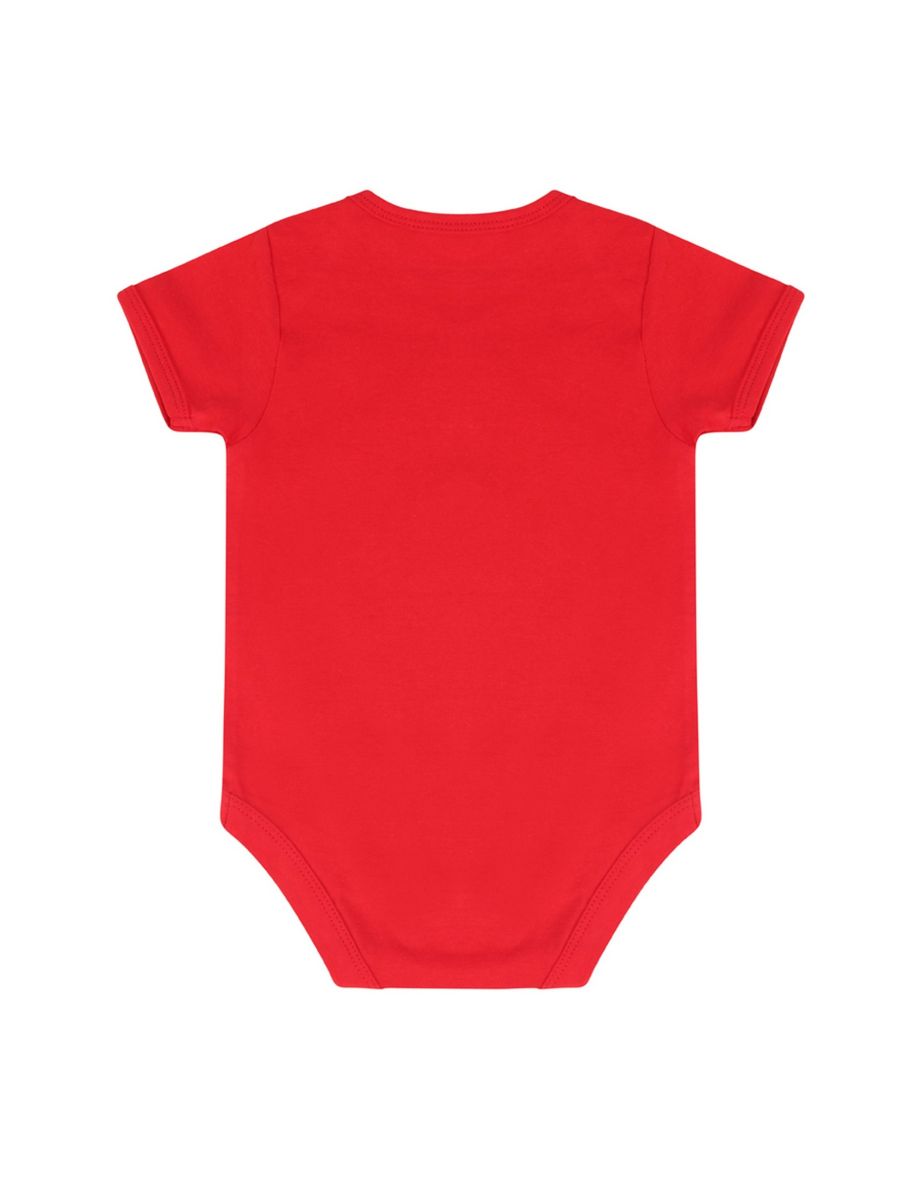 Larkwood Baby Boys/Girls Essential Short Sleeve Bodysuit - Red