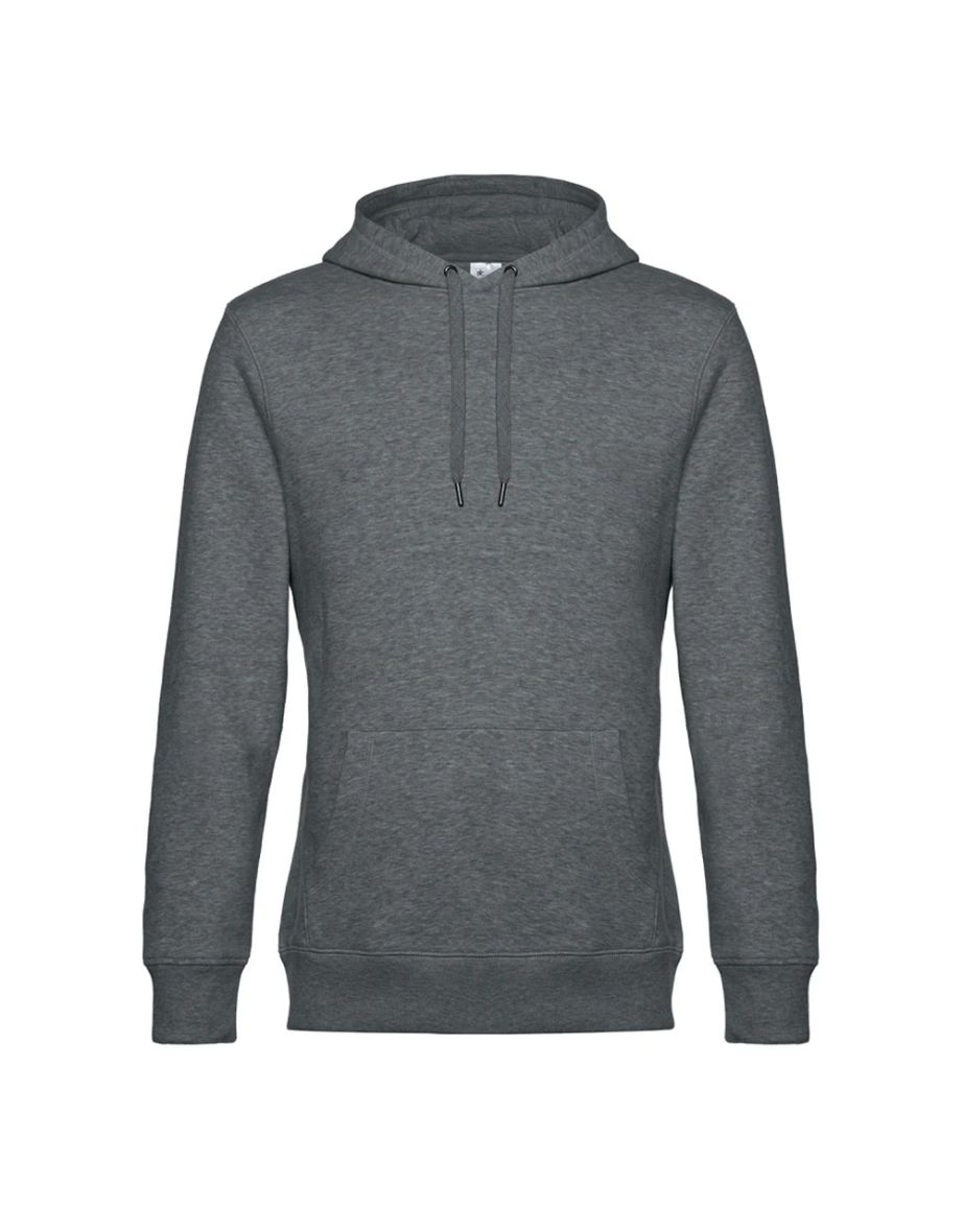 B&C Mens King Hoodie - Mid Grey Heather
