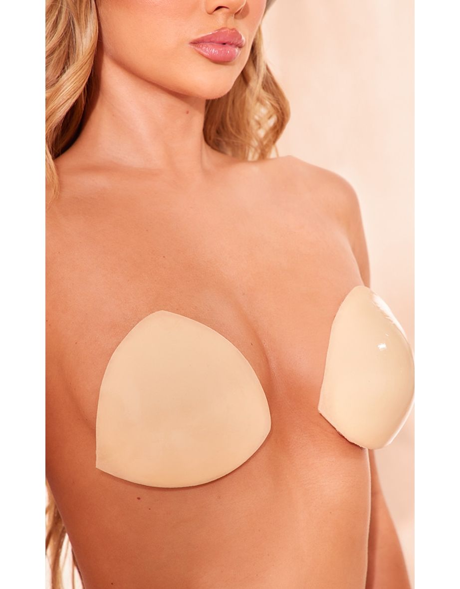 Perky Pear Beige Cleavage Boosting Bra Cups - 1