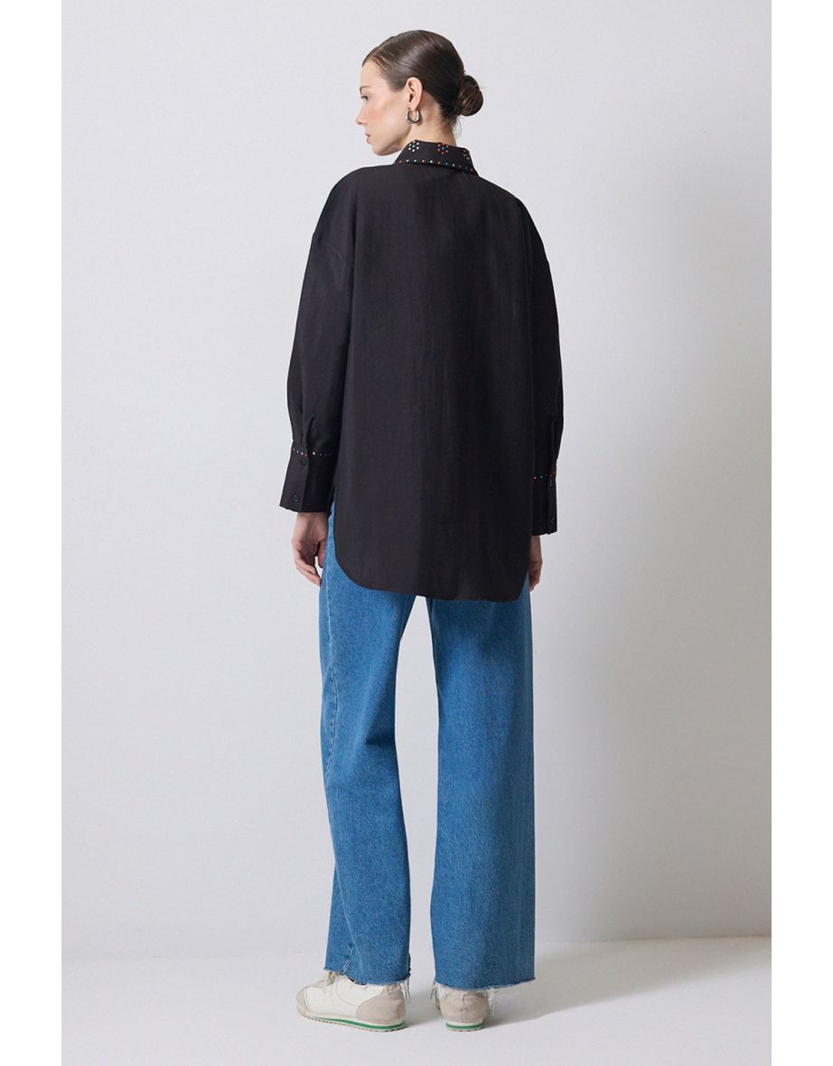 CUPRA SHIRT WITH CRYSTAL STONE - 3