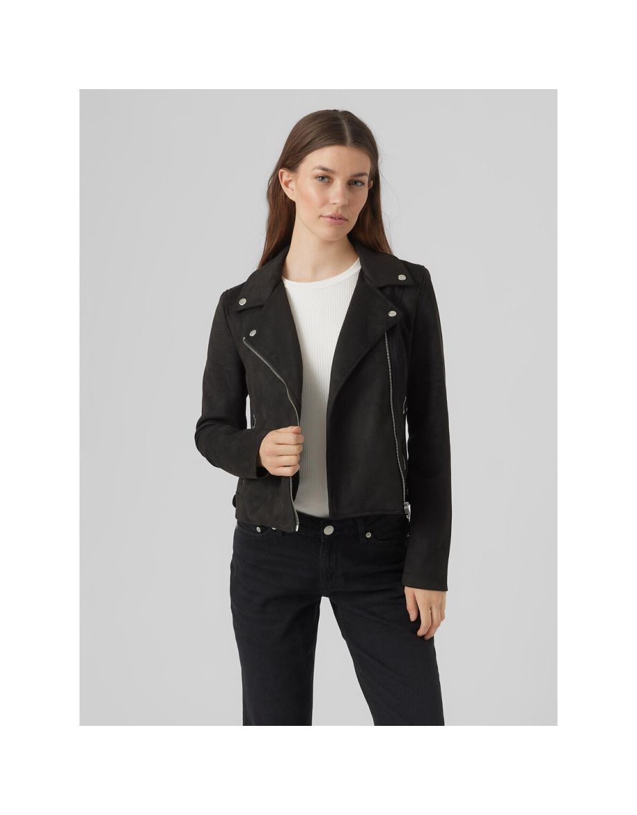 Vero moda clearance suede biker jacket