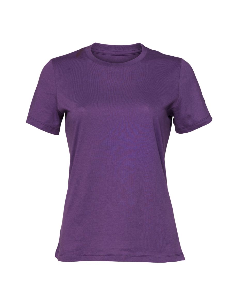 Bella + Canvas Womens/Ladies Jersey Short-Sleeved T-Shirt - Royal Purple