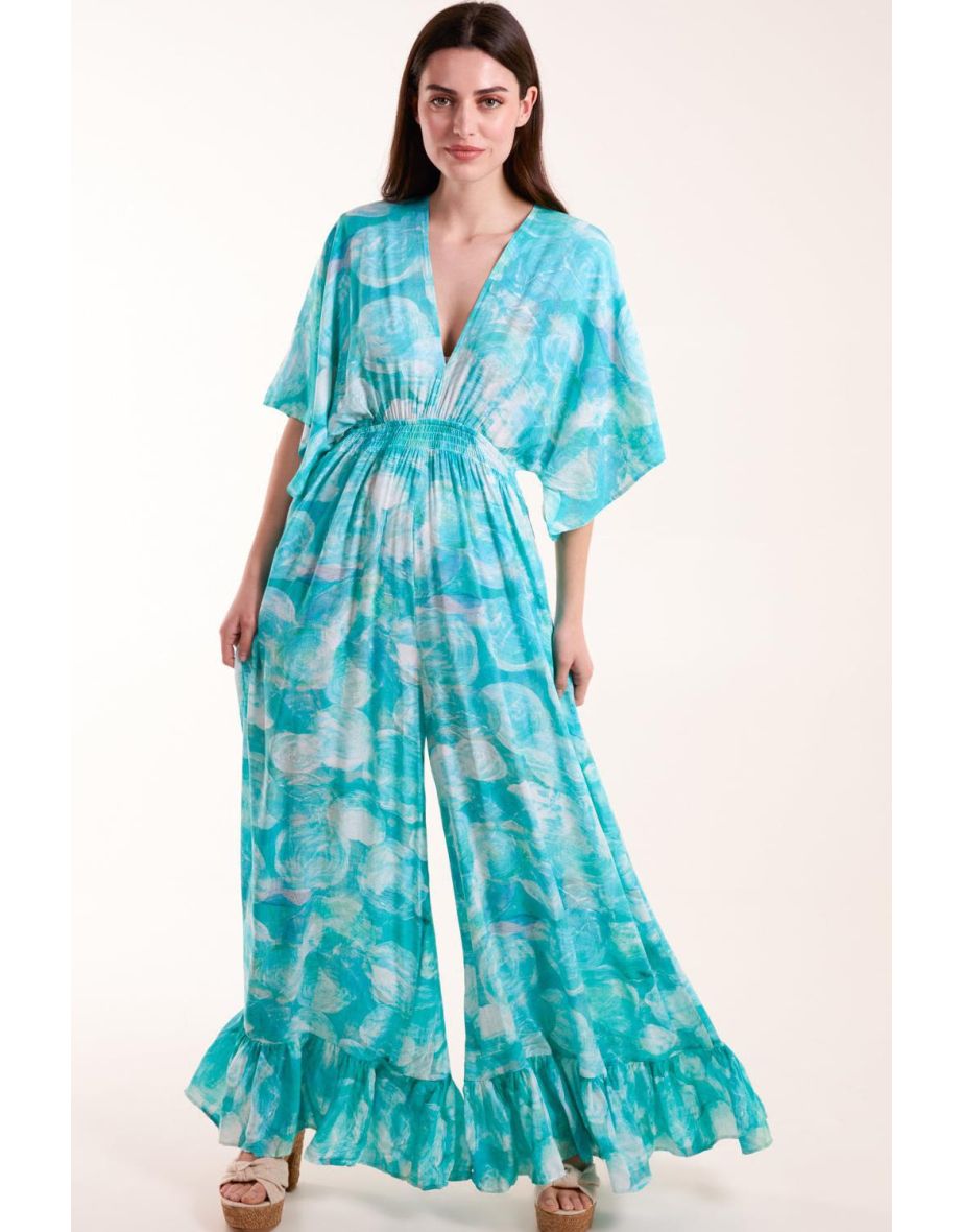 V Back And Front Jumpsuit