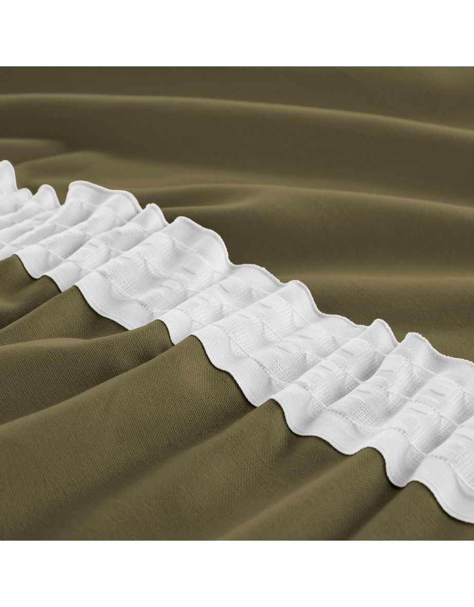 Scenario Cotton Curtain with Gathered Header - 2