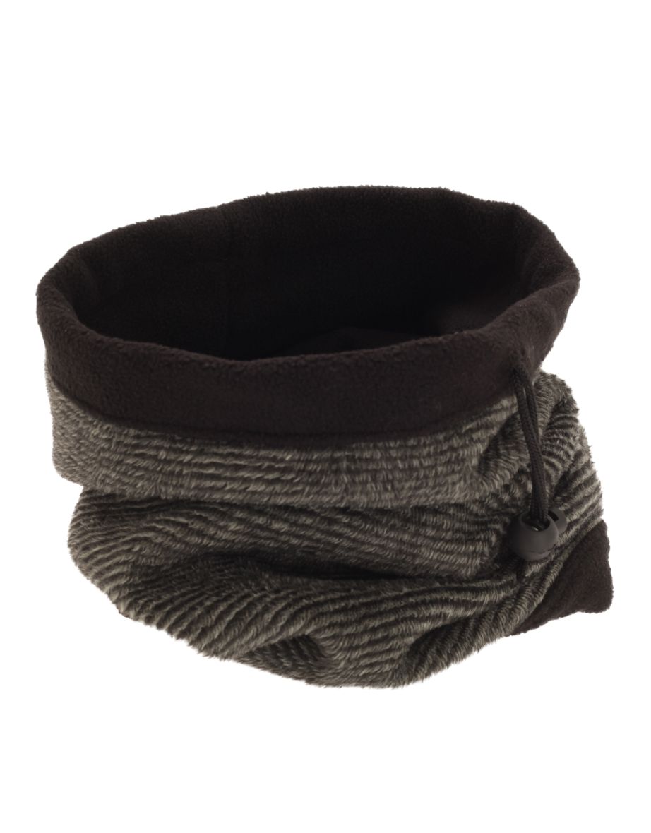 FLOSO Womens/Ladies Multipurpose Fleece Neckwarmer Snood / Hat - Graphite