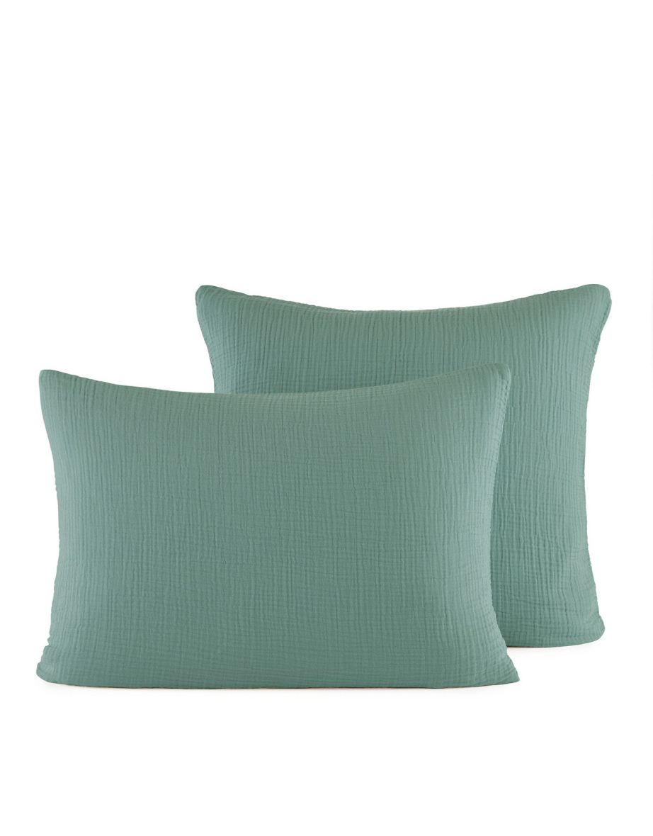 Yafa 100% Organic Cotton Muslin 200 Thread Count Pillowcase