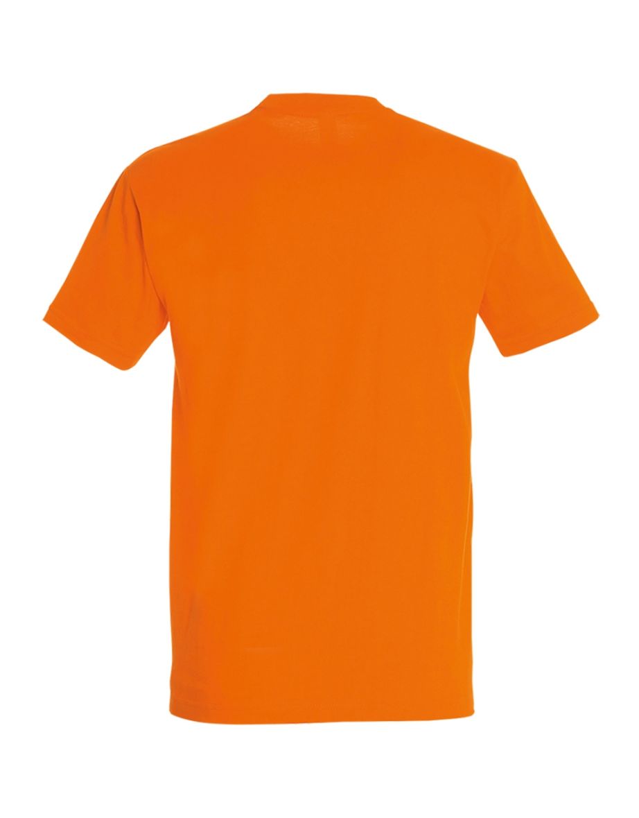 SOLS Mens Imperial Heavyweight Short Sleeve T-Shirt - Orange - 1
