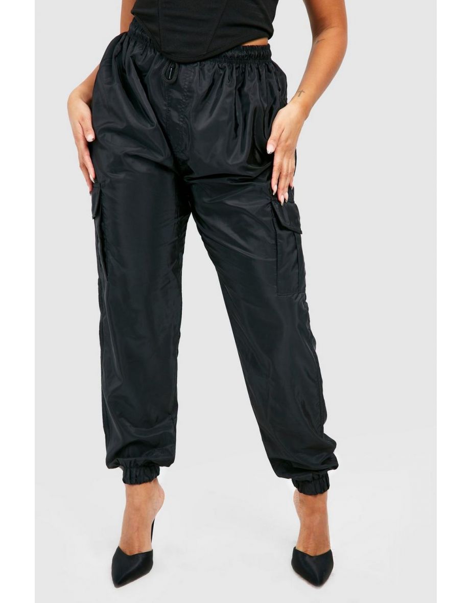 Plus Shell Cargo Trousers - black - 3