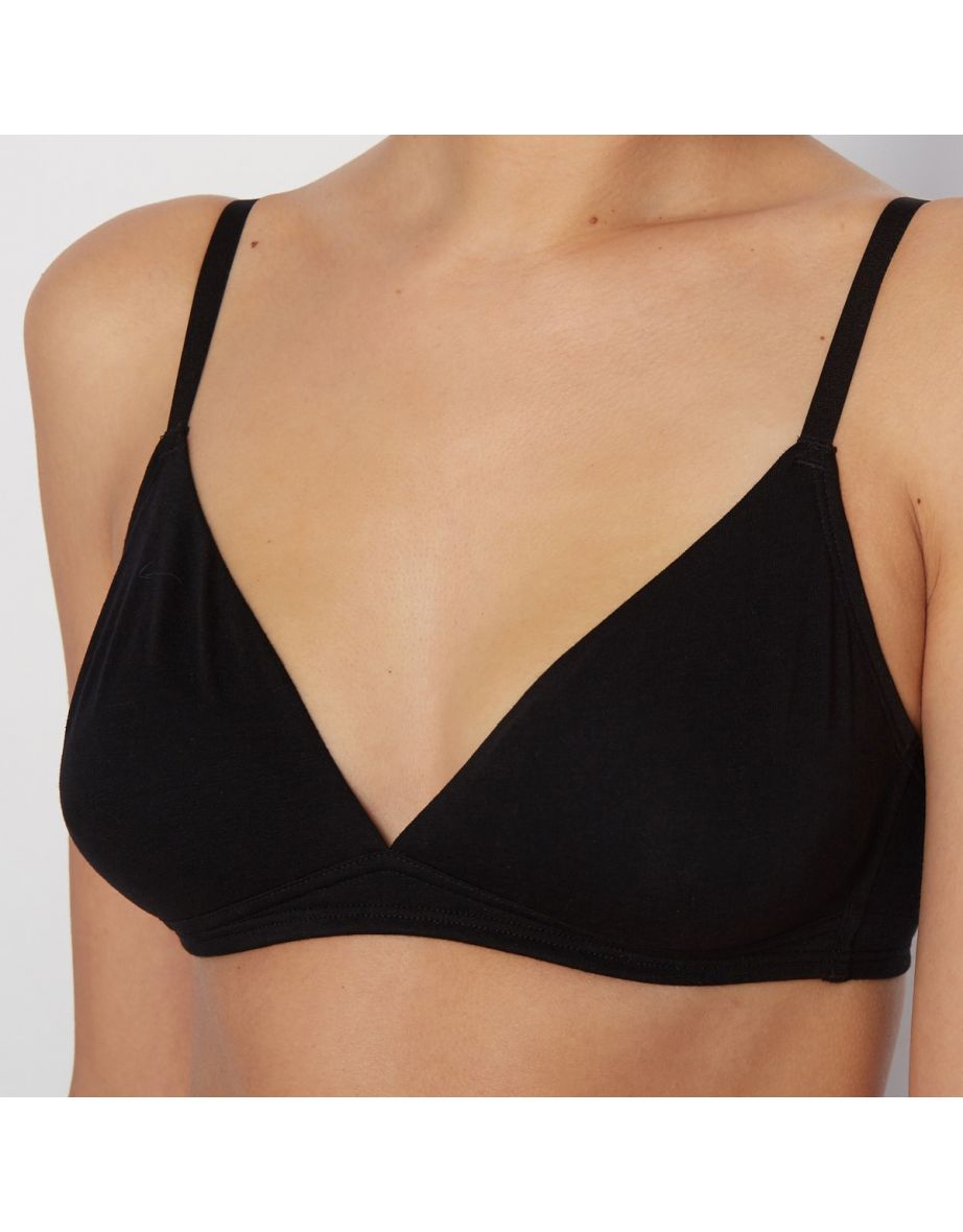 La Redoute Collections Black Bra - 8