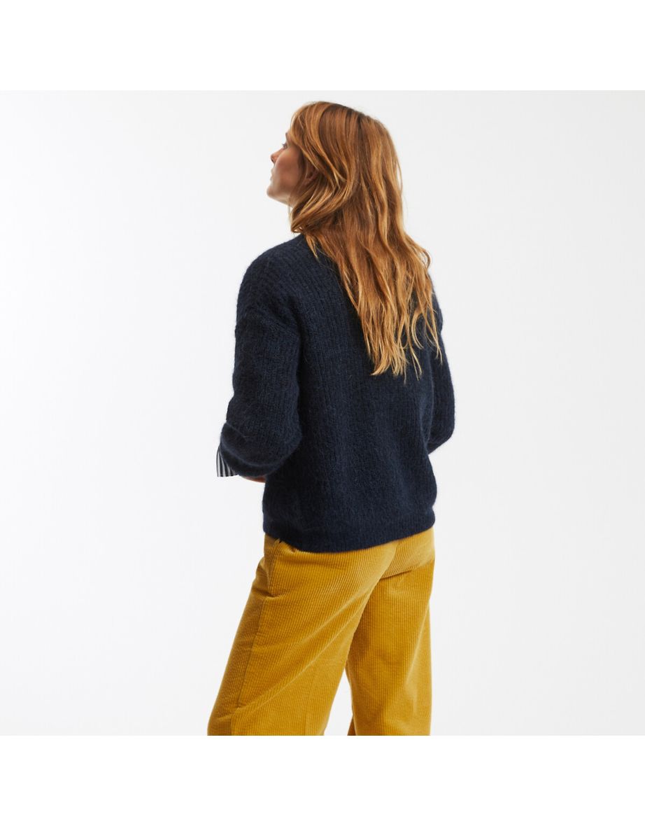 Signatures Gildas Cardigan with V-Neck in Alpaca Mix - 3