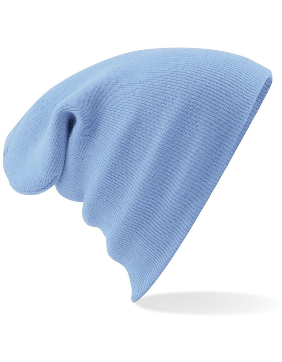 Beechfield Soft Feel Knitted Winter Hat - Sky Blue - 1