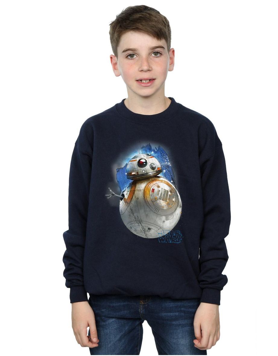 Star Wars: The Last Jedi Boys BB-8 Brushed Sweatshirt - Navy Blue - 3